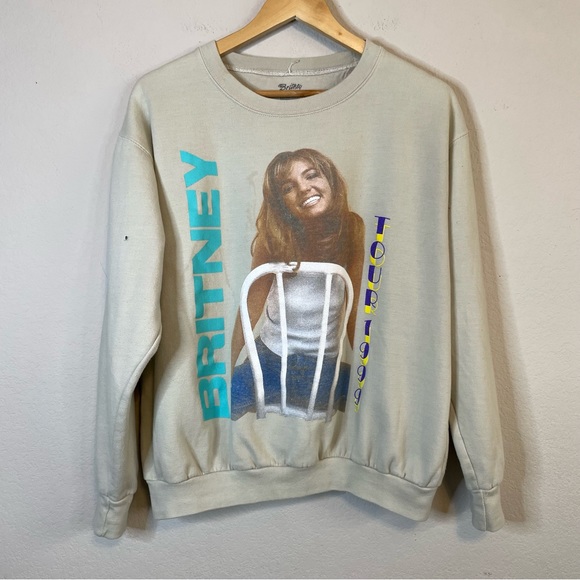Sweaters - Britney Spears 1999 Tour Official Sweatshirt Size XL